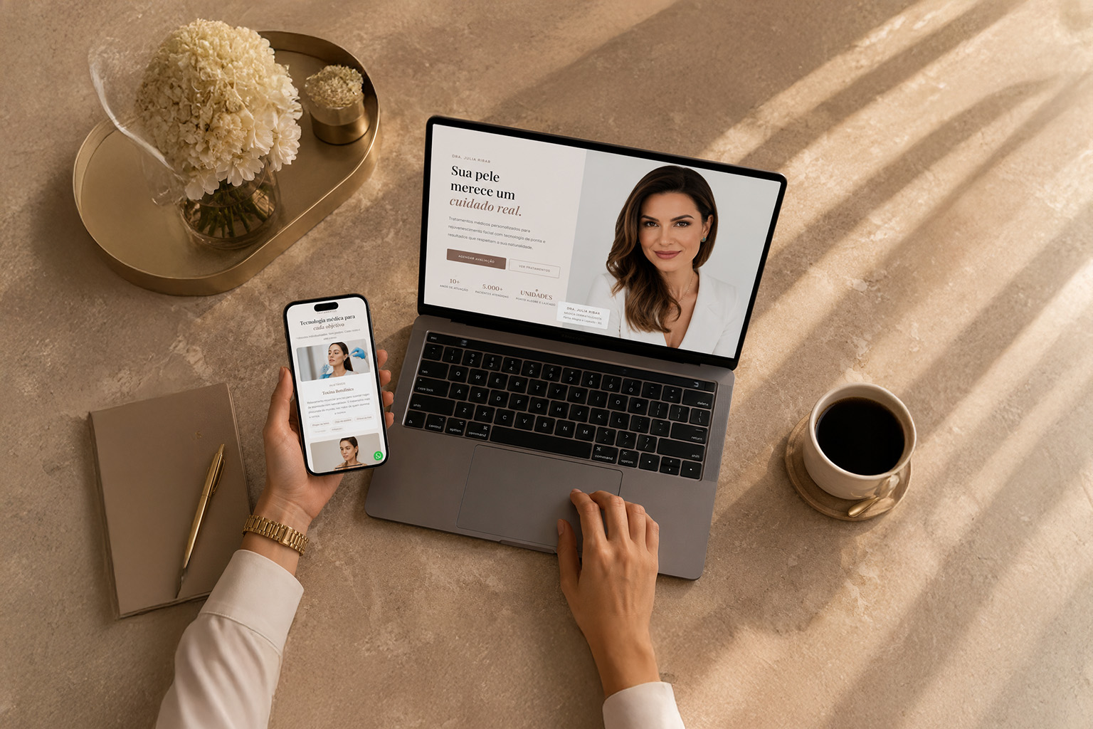 Sites e landing pages para clínicas médicas